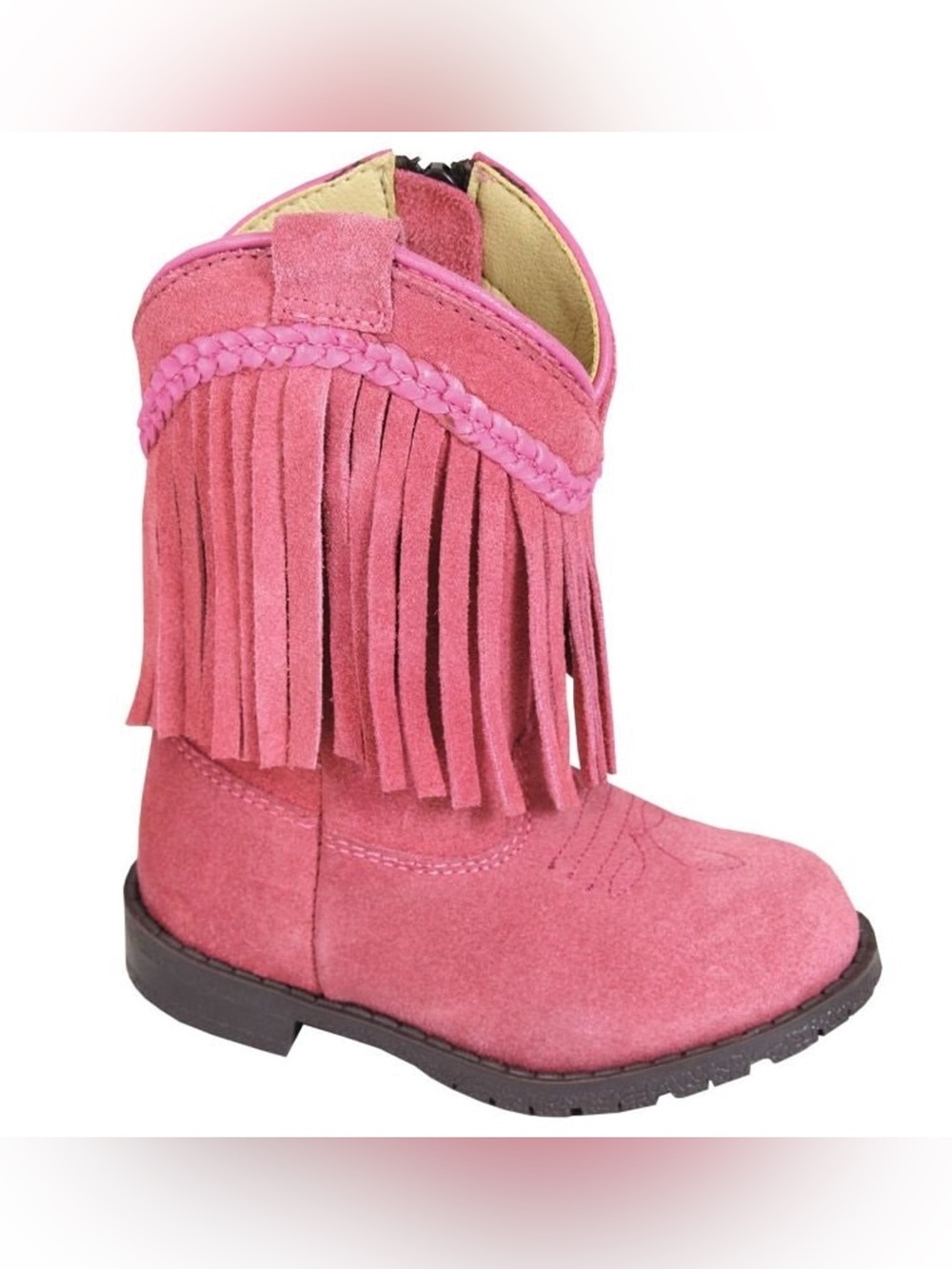 Smoky Mountain Toddler Hopalong Pink Fringe Boots